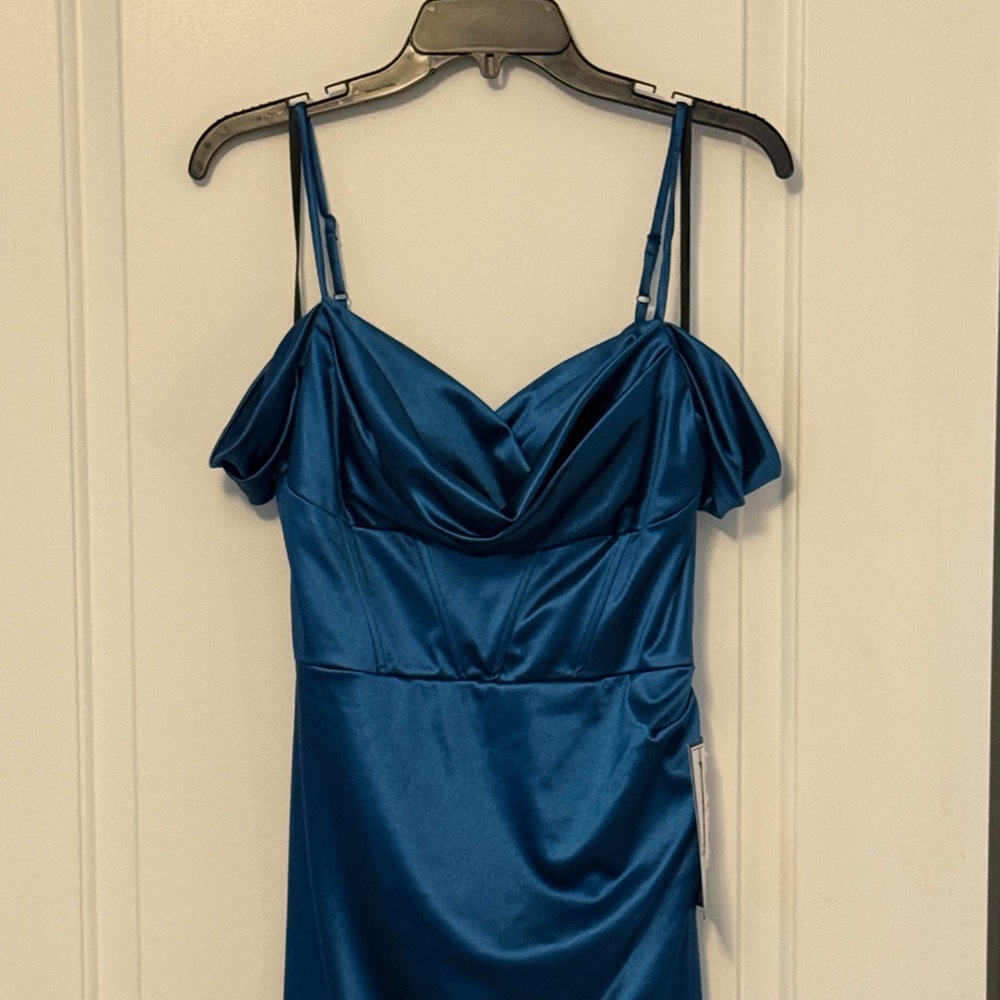 B Darlin Blue Formal Dress